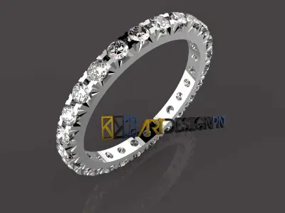 Eternity Ring 3D print model- Fedina Eternity 3D print model