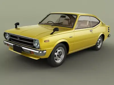 Toyota Corolla coupe KE35 3D model