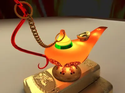 Magic Lamp 3D model