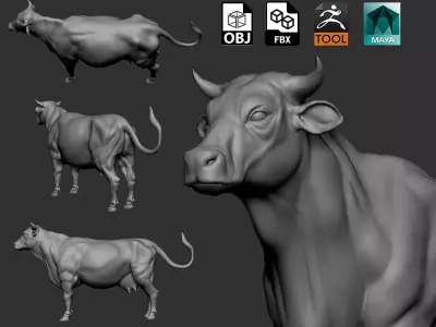 The Cow 3D model