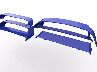Body kit Subaru Impreza Spoiler 3D model