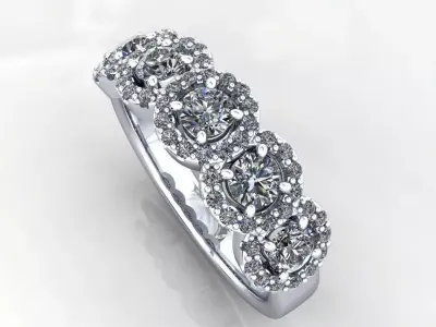 luxury ring 3D print model purchase