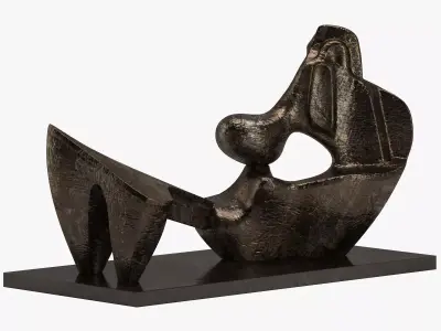 Sculpture Two Piece Reclining Figure 3D model