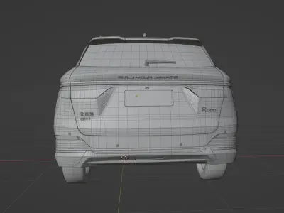 BYD Song Pro DM 2022 low poly  3D model