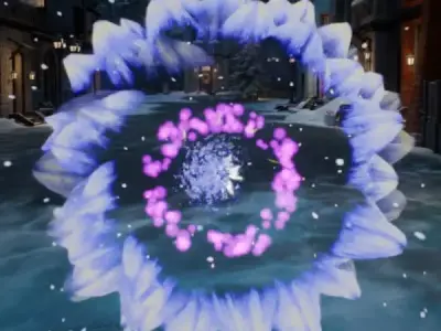 Unreal engine 5 particles flower FX animation2 3D model