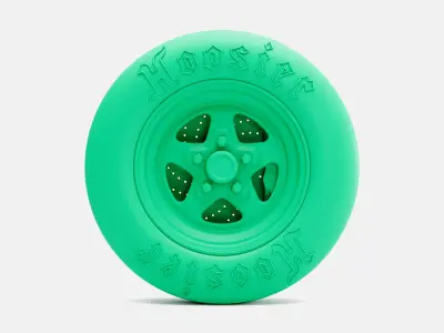 15x5 Weld Pro Star Wheel Hoosier Front Runner Tire 3D print model