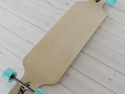 Longboard 3D model