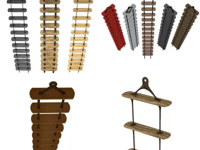 Rope Ladder 3D model
