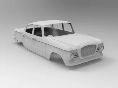 Studebaker Lark 1959 Body for 3D Print Model 3D print model