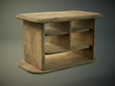 Table Low-poly 3D model shop