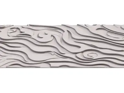 decor set wall panel wall relief mural CNC 47 3D model