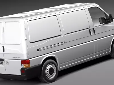 Volkswagen T4 Van 1990-2003 3D model