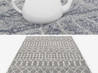 Rugs No 372 Low-poly 3D model