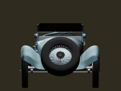 Vintage car 3D model from CGTrader