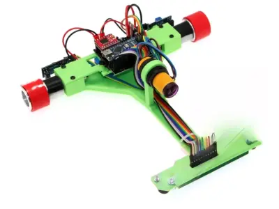 Line Tracker Car Chassis- 3D Printer Ready for Robotics Projects 3D print model