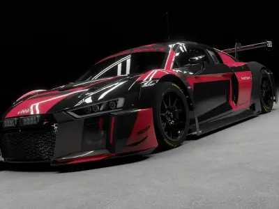 Audi R8 LMS 3D model