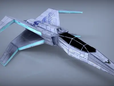 Scifi Space Starterkit Lowpoly  Free low-poly 3D model
