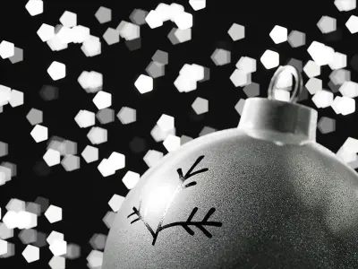 Xmas Baubles Decoration 3D model