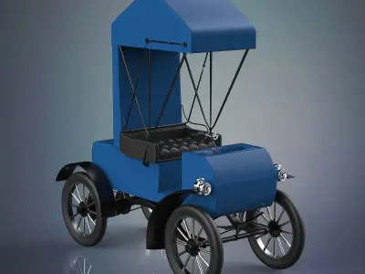 Vintage car 3D model