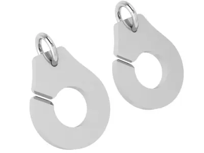 Shackles Earring 4466 3D print model