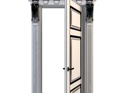 Door Classic 3D model