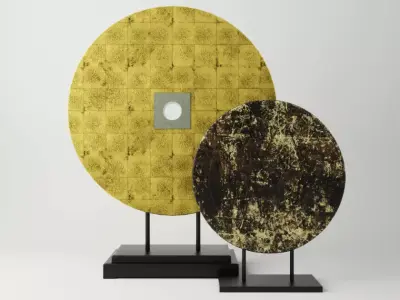Medallions on Stand 3D model