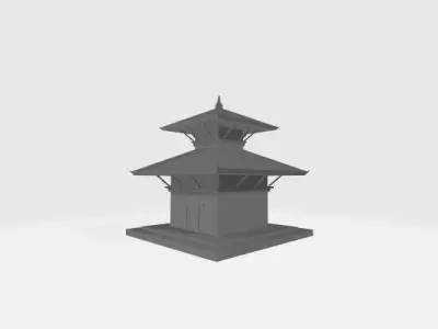 Temple 3D model