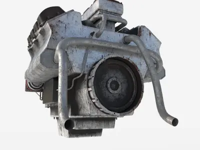 engine old 3D model