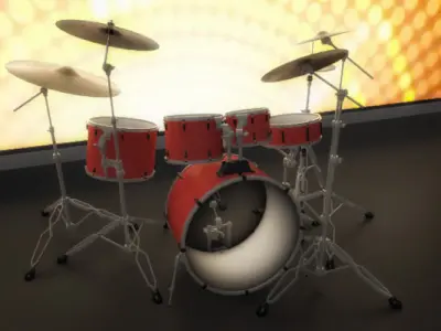 Live Music Pack Low-poly 3D model