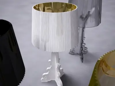 KARTELL BOURGIE TABLE LAMP 3D model