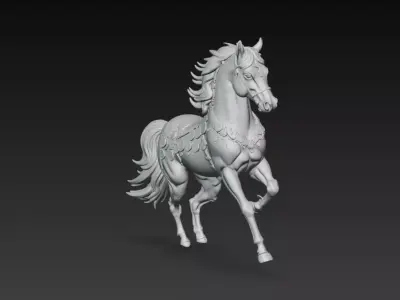 Christmas Creations - Horse 3D print model