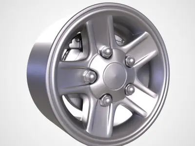 LAND ROVER DEFENDER 110 TYRE RIM 3D print model