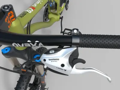 Mountain Bike Or Gear bicycle 3D model