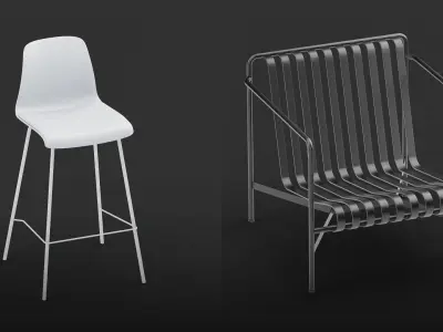 Chair Model Collection Vol 37 3D model