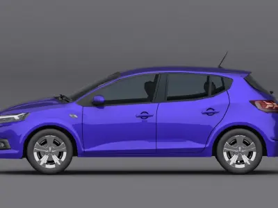 dacia sandero 2020 3D model