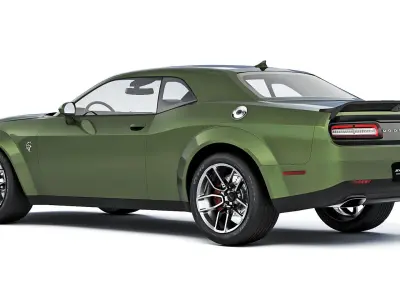 Dodge Challenger SRT Hellcat Red Eye 2021 3D model