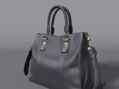 leather bag 3D model
