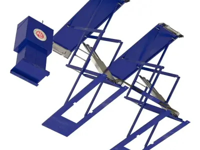Automotive Scissor Lift 3D model