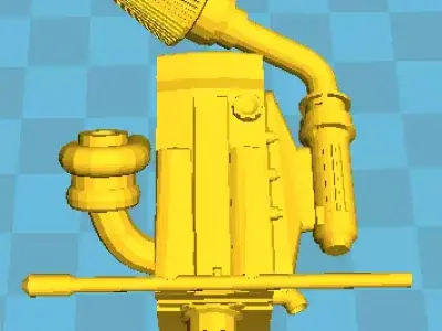 ENGINE V6 3D print model