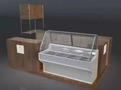  Booth Exhibition Design a666 3D model