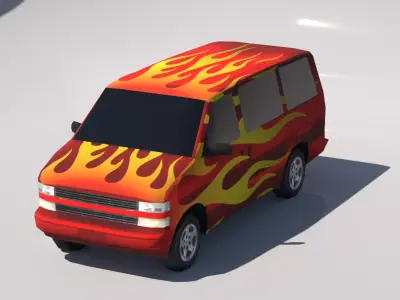 Chevrolet Astro  Low-poly 3D model