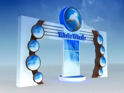 Fair Gate exhibition Event a384d 3D model
