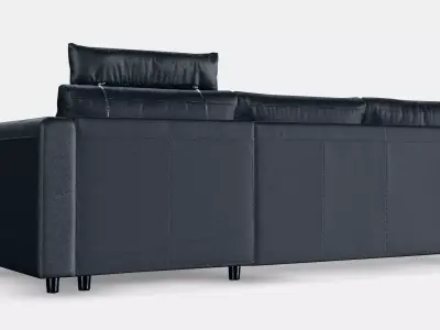 VIMLE 3-seat sofa 2 Low-poly 3D model