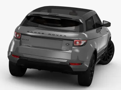 Range Rover Evoque Coupe Special Edition 2012 3D model