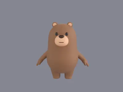 Bear Character 3D model buy