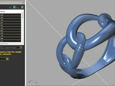 Fancy Womens Rings Plain Rings Ready STL 3DM Models Rings 3D print model 22