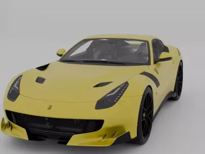 Ferrari F12 TDF 3D model by Flostudio