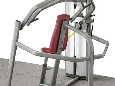 Sports trainer Life Fitness 4 3D model