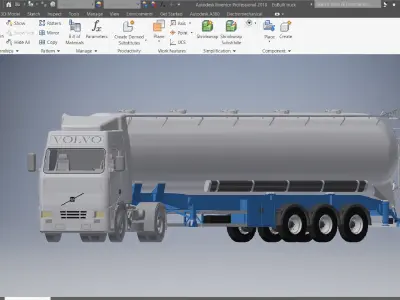 EqBulk truck 3d model 3D model