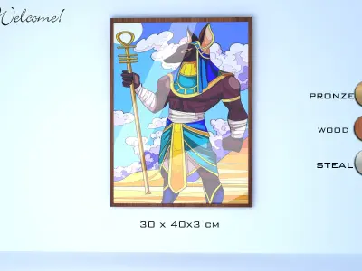 pharon wall poster 3D model
